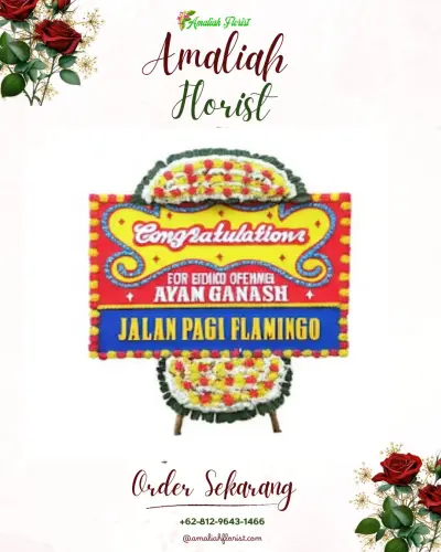 Bunga Papan Congratulation di Lubuk Baja Kota